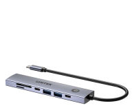 Unitek USB-C 3.0 + USB-A 3.0+HDMI2.0+SD/Micro SD 3.0+ PD 100W+Scree - 1455232 - zdjęcie 3
